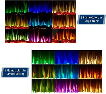 Private Mold Household Nine Colors Decor Flame Electric Linear Fireplace Stove Heater