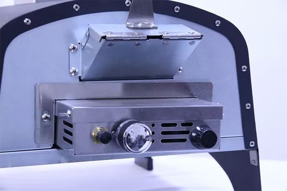 Stainless Steel Portable Wood Fire Pizza Oven With Chimney Embers For Camping Cooking