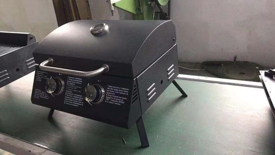 55*46.5*41cm Portable Gas BBQ Grill Outdoor Kitchen with Steel Metal Type Gas Grill