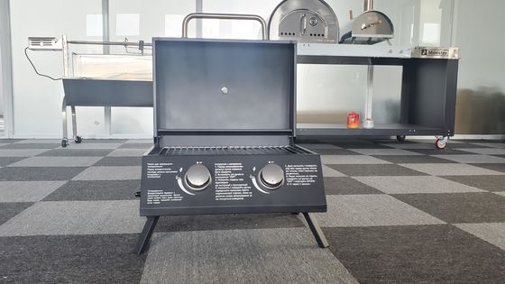 55*46.5*41cm Portable Gas BBQ Grill Outdoor Kitchen with Steel Metal Type Gas Grill