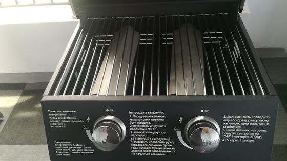 55*46.5*41cm Portable Gas BBQ Grill Outdoor Kitchen with Steel Metal Type Gas Grill