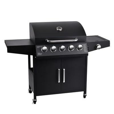 Easily Assembled 5 1 Burners Outdoor Portable BBQ Grill Smoker BBQ Gas Grills for Camping
