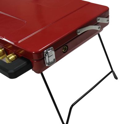 Outdoor Cooktop for Camping Small Gas Stove 2 Burner Durable and Disposable BTU 22000