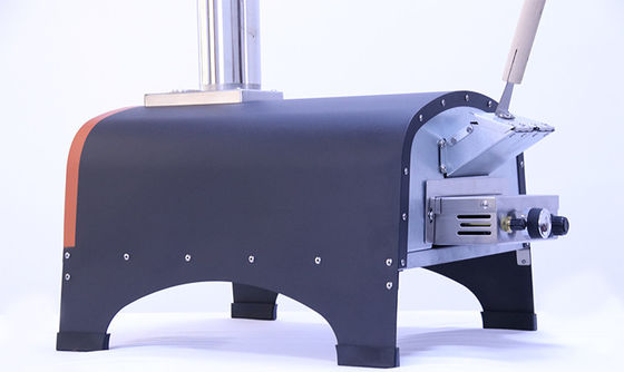 Professional Restaurant Tabletop Gas Pizza Oven with Wood Stove and Charcoal Grill
